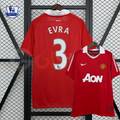 Manchester United 2010-2011 Retro Home Short Sleeve Jersey #3 Evra Personalized PL Rare