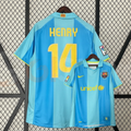 FC Barcelona 2007-08 Retro Blue Away Jersey | #14 Thierry Henry | La Liga