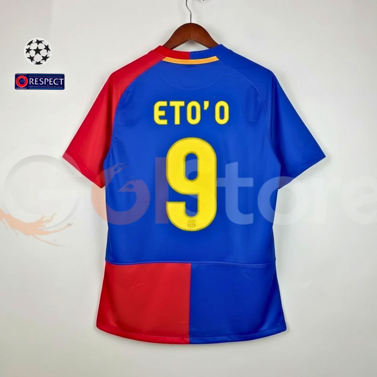 FC Barcelona 2008-09 UCL Final Retro Home Jersey | #9 Samuel Eto'o