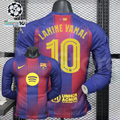 FC Barcelona 2025-26 Home Professional Long Sleeve Jersey | #10 Lamine Yamal | UCL