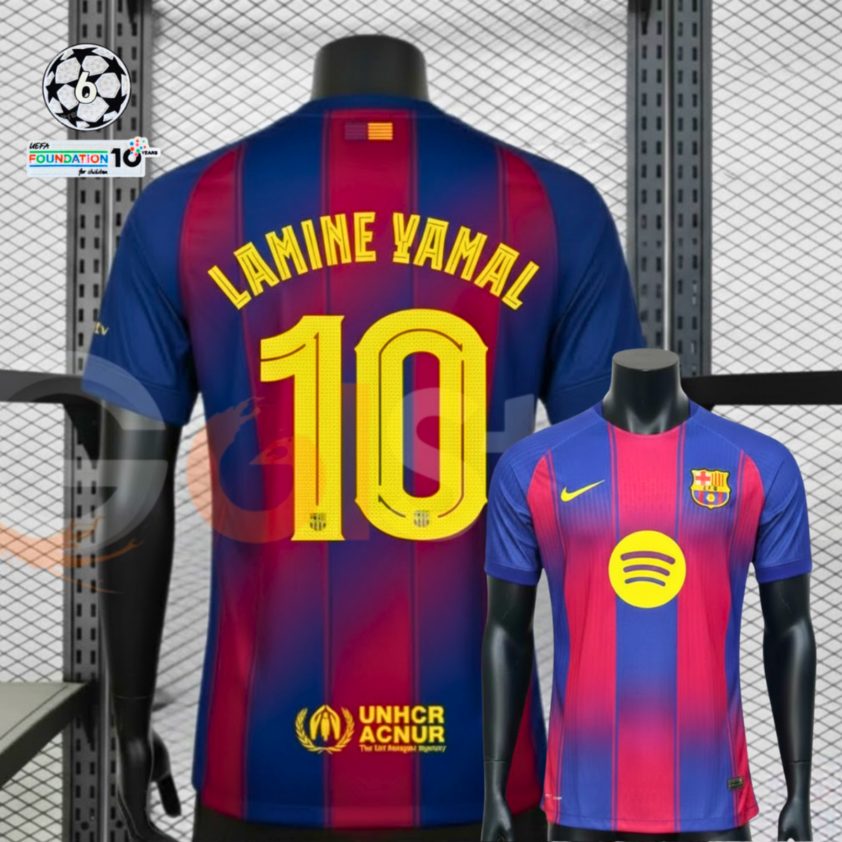 FC Barcelona 2025-26 Home Professional Jersey | #10 Lamine Yamal | UCL