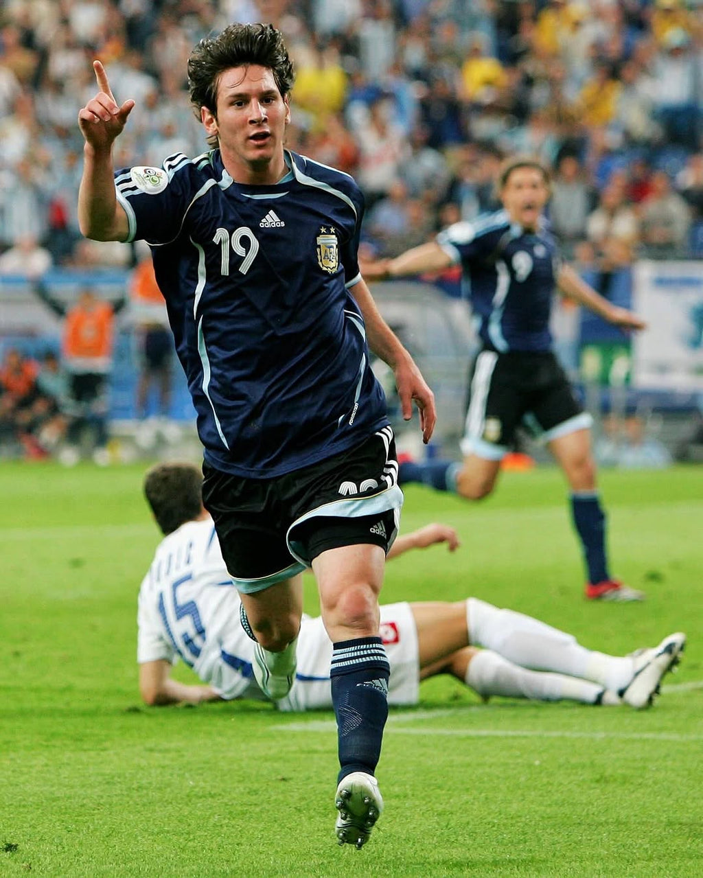 Argentina 2006 World Cup Away Retro Short Sleeve Jersey Personalized S-2XL