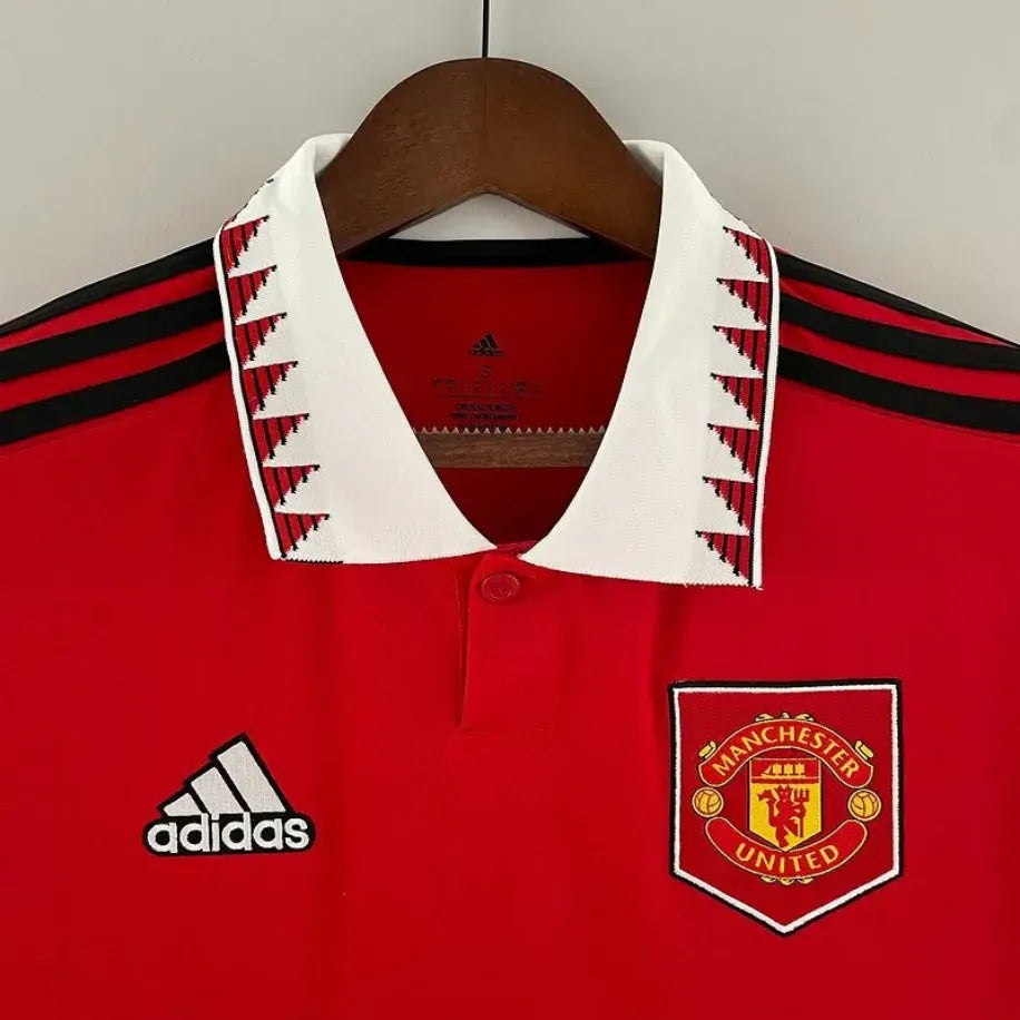 Man United 2022-2023 Home Retro Soccer Jersey - Antony #21 Short Sleeve Football Shirt (FREE SHIPPING & CUSTOMIZABLE)