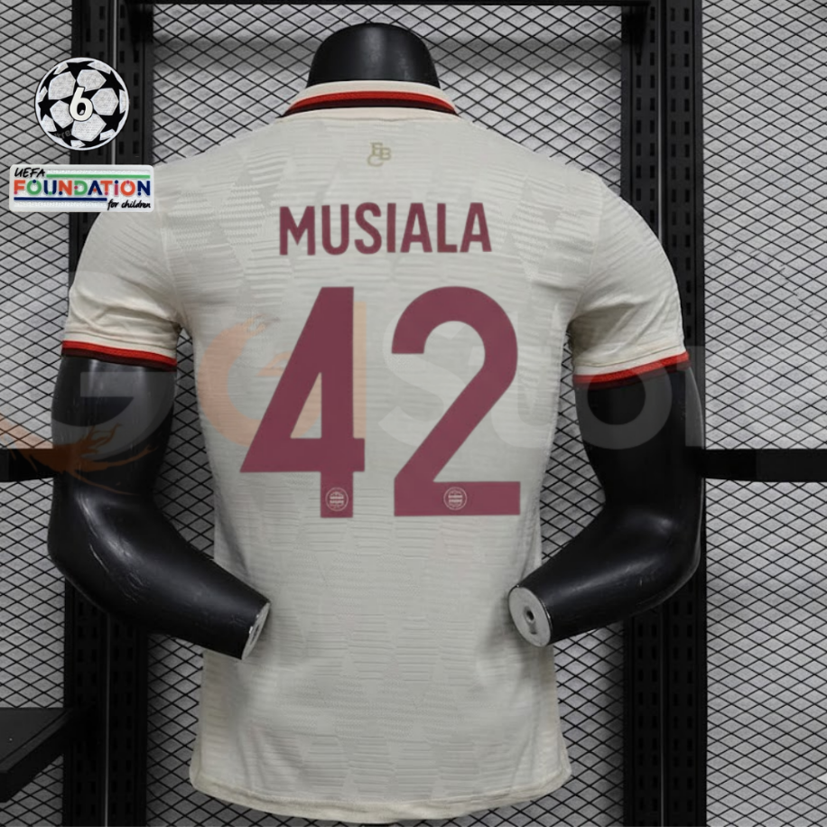 Bayern Munich 2024/25 Away UCL Jersey #42 Musiala – Professional Football Shirt S-2XL