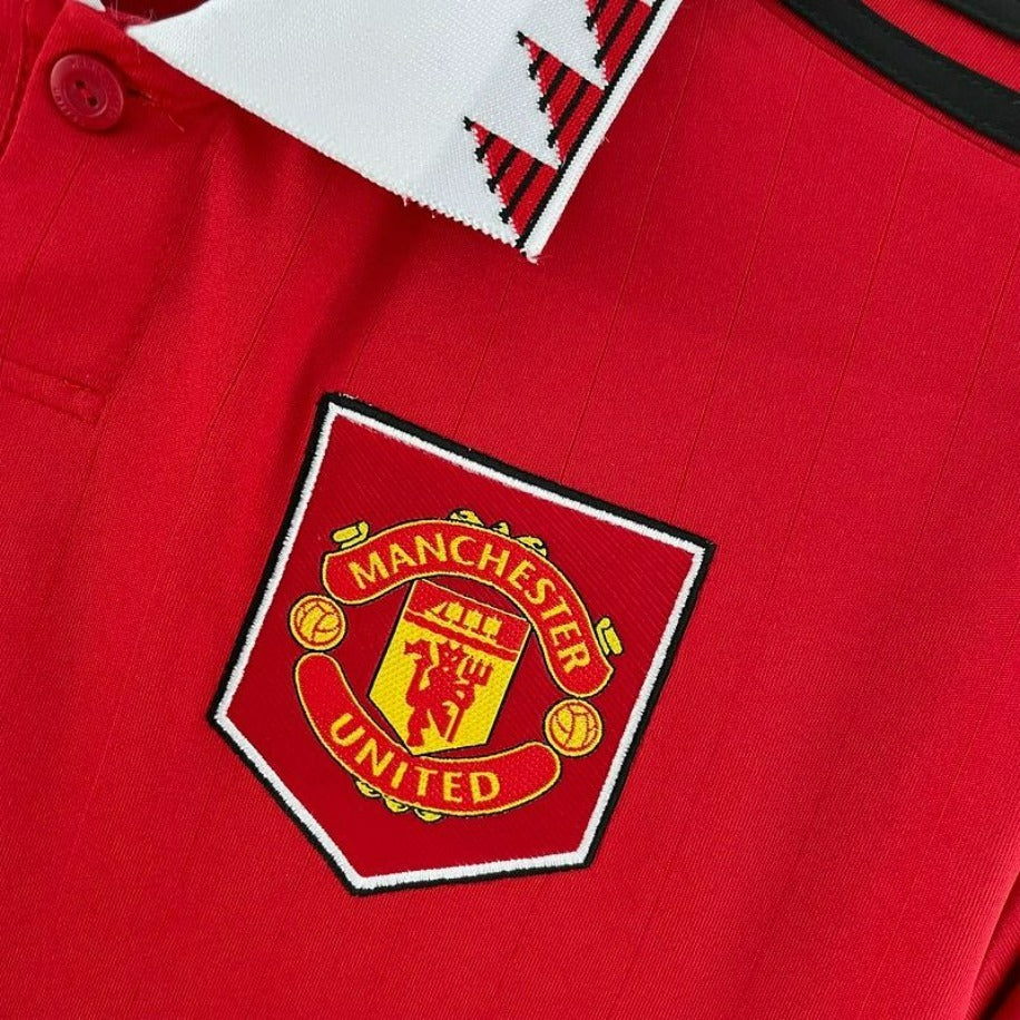 Man United 2022-2023 Home Retro Soccer Jersey - Antony #21 Short Sleeve Football Shirt (FREE SHIPPING & CUSTOMIZABLE)