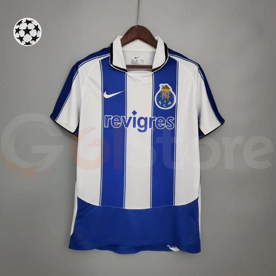 FC Porto 2003-04 Retro Home Jersey #10 Deco | Champions League Edition | S–3XL | Fast Shipping