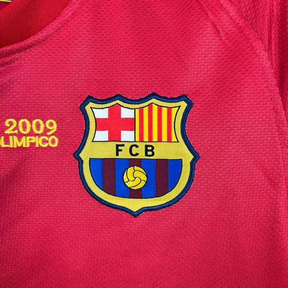 FC Barcelona 2008/09 Retro Home UCL Final No.9 Eto'o Jersey – Champions League Short Sleeve Football Shirt S–2XL