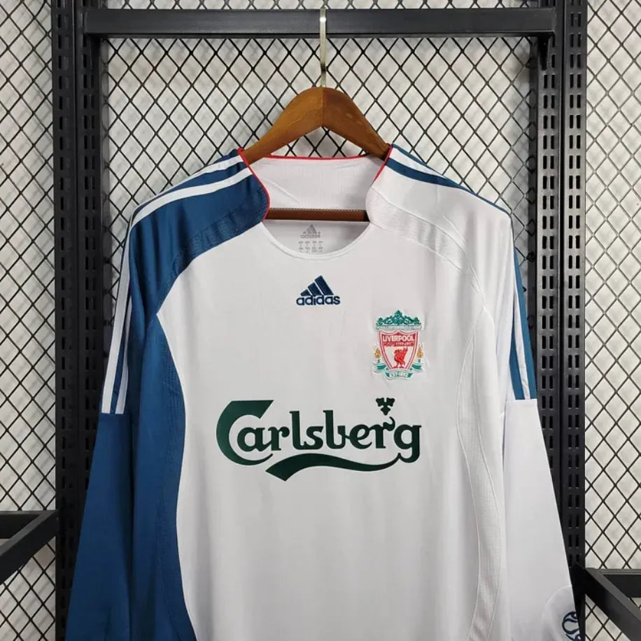 Liverpool 2006-07 Retro Home Jersey #8 Gerrard | UCL Edition | Long Sleeve | S-3XL