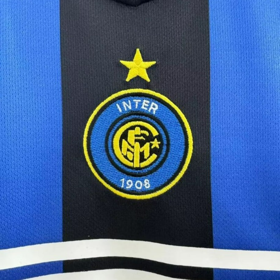 Inter Milano 2004-2005 Retro Home #7 Figo Jersey – Serie A & UEFA Champions League Edition – Short Sleeve S-2XL