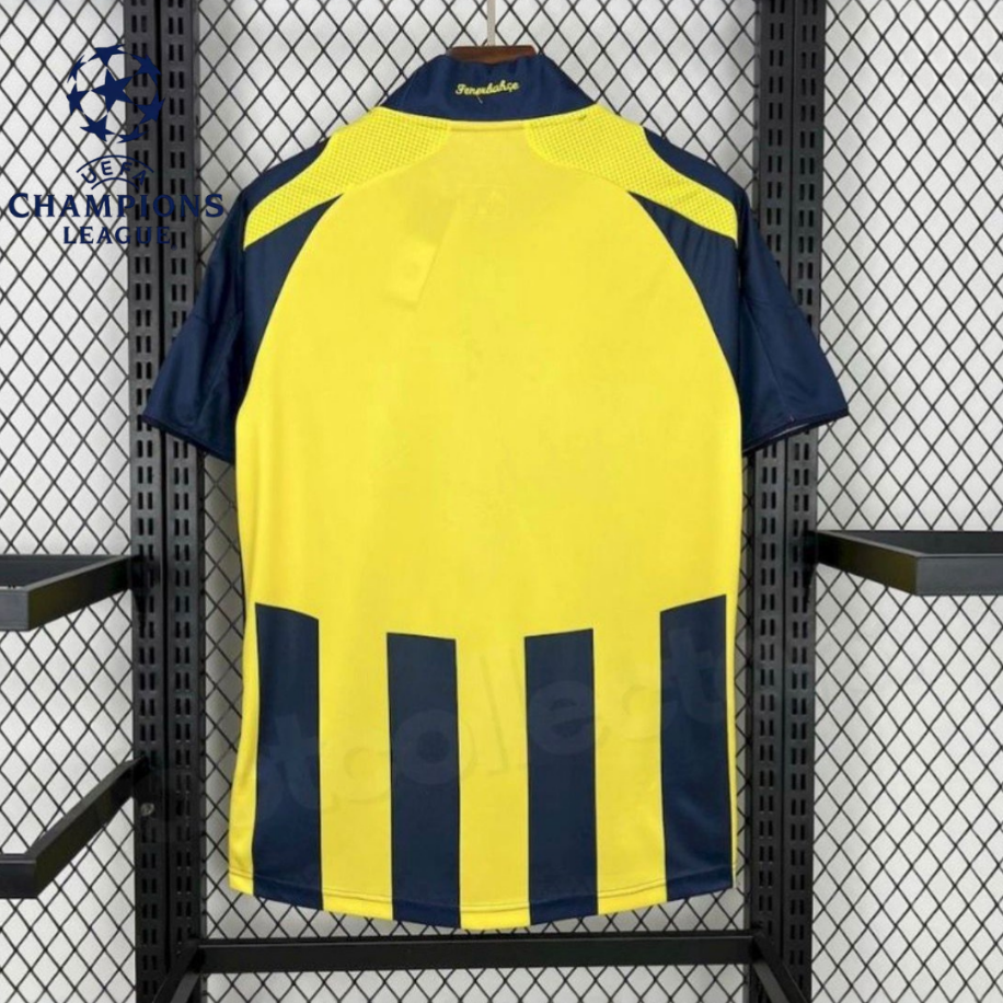 Fenerbahçe 2007-2008 Retro Home UCL Jersey – Alex 20 – Roberto Carlos 3 – Lugano 2 – Champions League Classic Shirt S-2XL