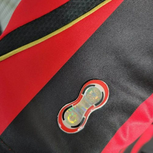 AC Milan 2006-07 Retro Home Jersey #3 Maldini Long Sleeve – Classic Serie A Kit