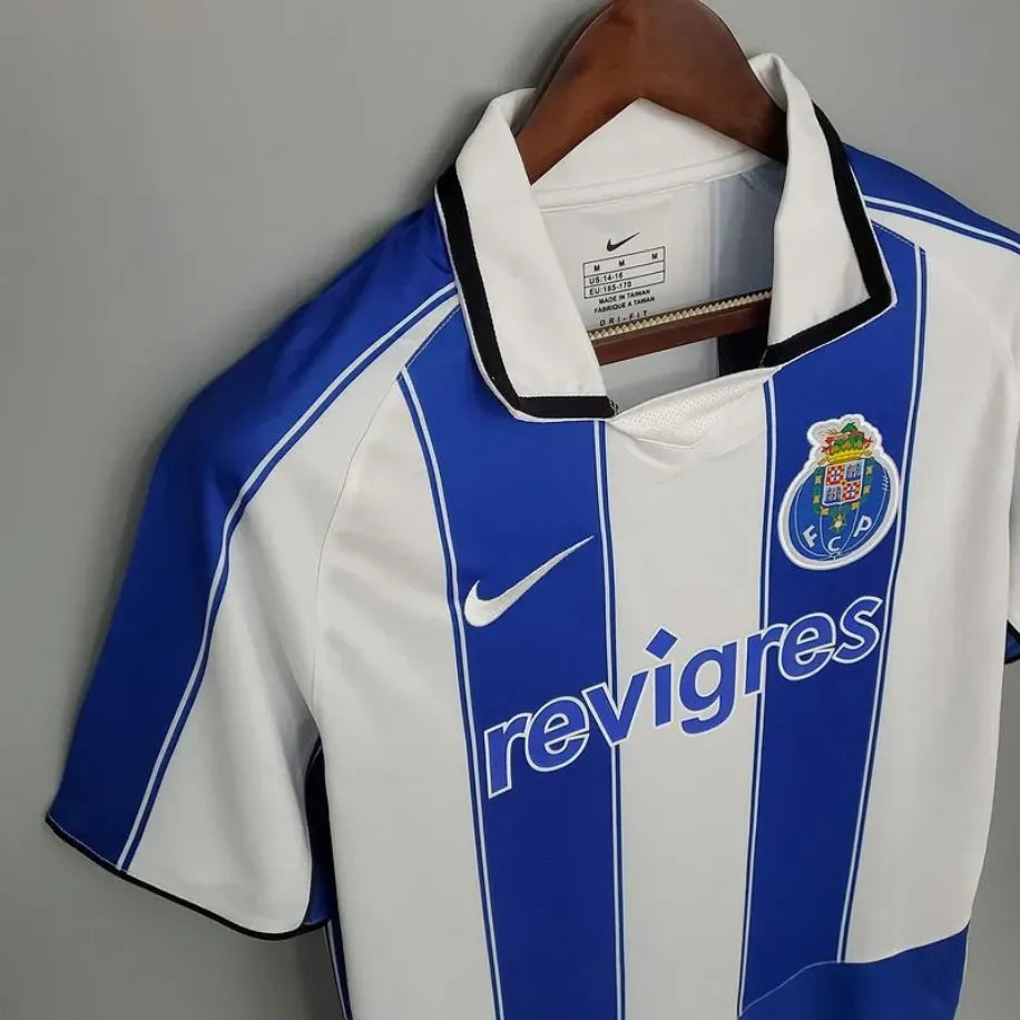 FC Porto 2003-04 Retro Home Jersey #10 Deco | Champions League Edition | S–3XL | Fast Shipping