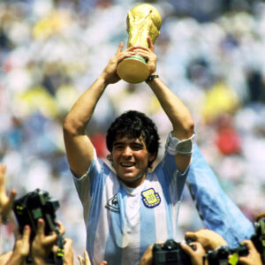 Argentina 1986 World Cup Home Retro Short Sleeve Jersey #10 Maradona Personalized S-2XL