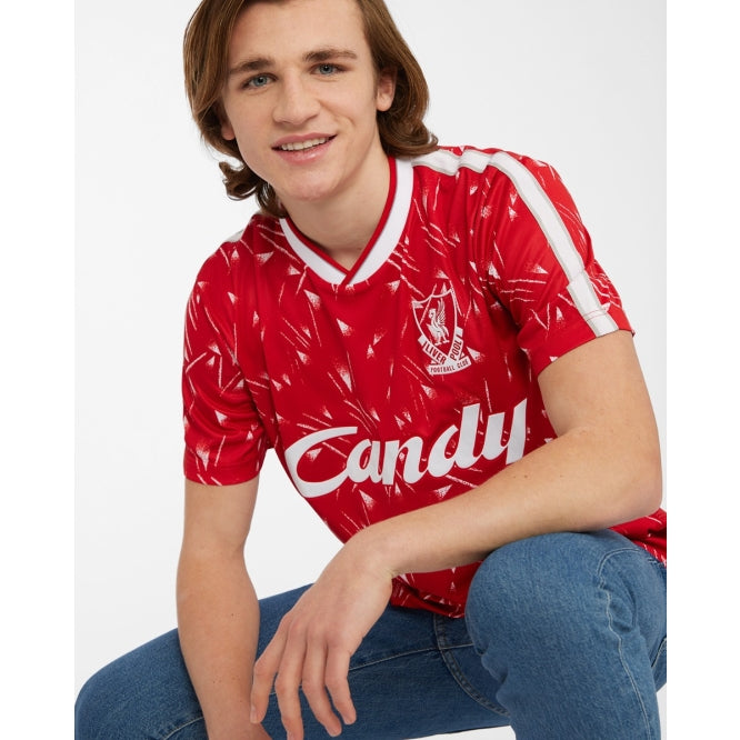 1989-1991 Liverpool Retro Red Home Short Sleeve Jersey Classic Kit