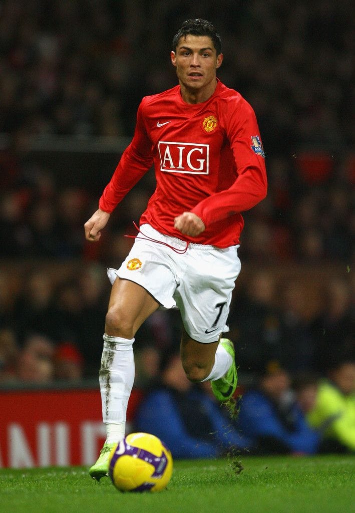Manchester United 2007-2008 Retro Home Long Sleeve Jersey Personalized PL UCL Patch
