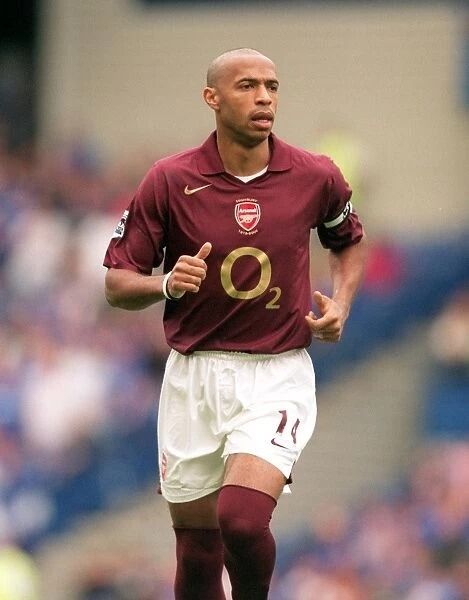 Arsenal FC 2005-2006 Retro Home Jersey | Thierry Henry #14 Men's Soccer Shirt - Short Sleeve "Highbury Farewell" Edition with UEFA Champions League Patches