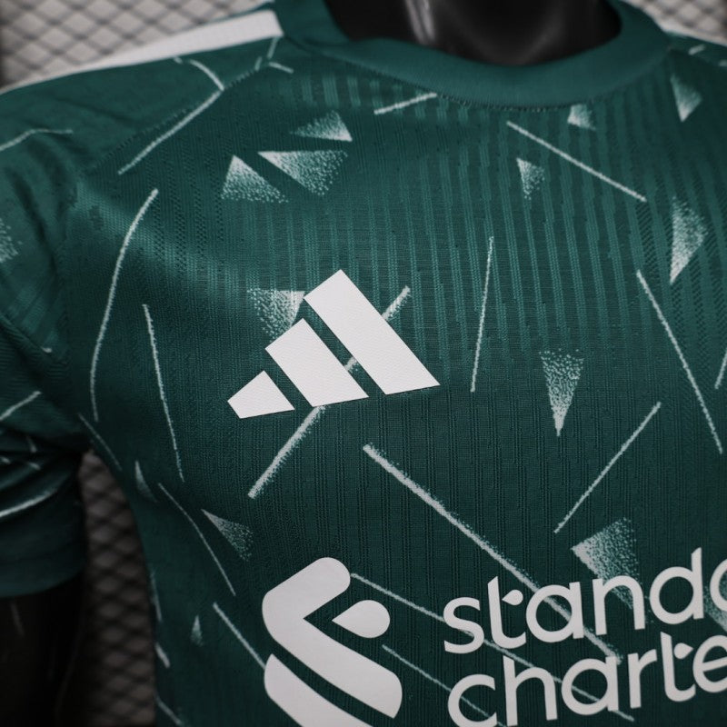 2026-2027 Liverpool Player Version Goalkeeper Short Sleeve Jersey Personalized PL UCL Patch