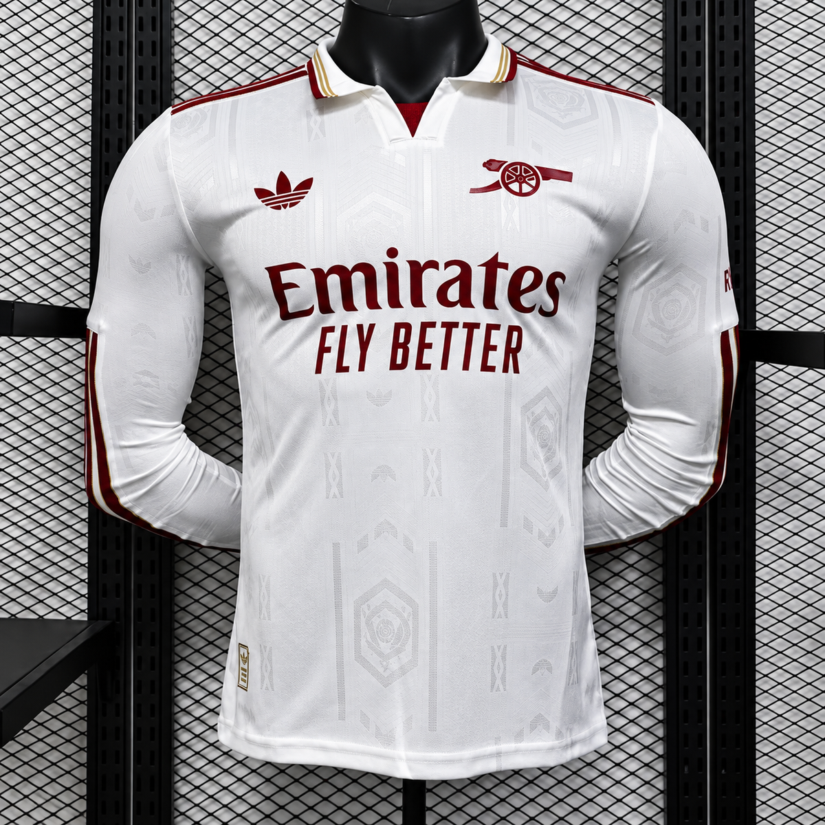 Arsenal FC 2025-2026 Third Jersey | Custom Name & Number Men's Soccer Shirt - Long Sleeve Player Edition with Premier League & UEFA Patches