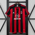 Retro AC Milan 2003-04 Home Jersey Short Sleeve Custom