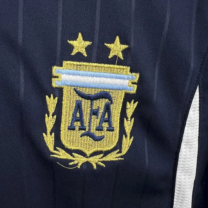 Argentina 2006 World Cup Home Retro Long Sleeve Jersey #19 Young Messi Personalized S-2XL