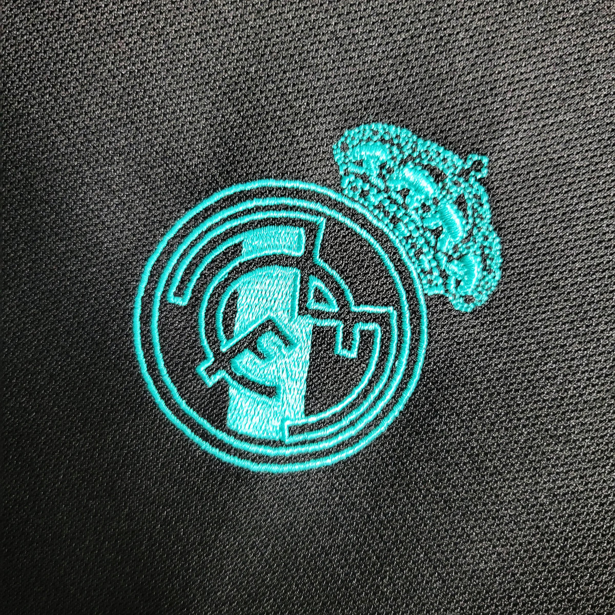 2017/18 Real Madrid Retro Away Black Jersey UCL Personalized