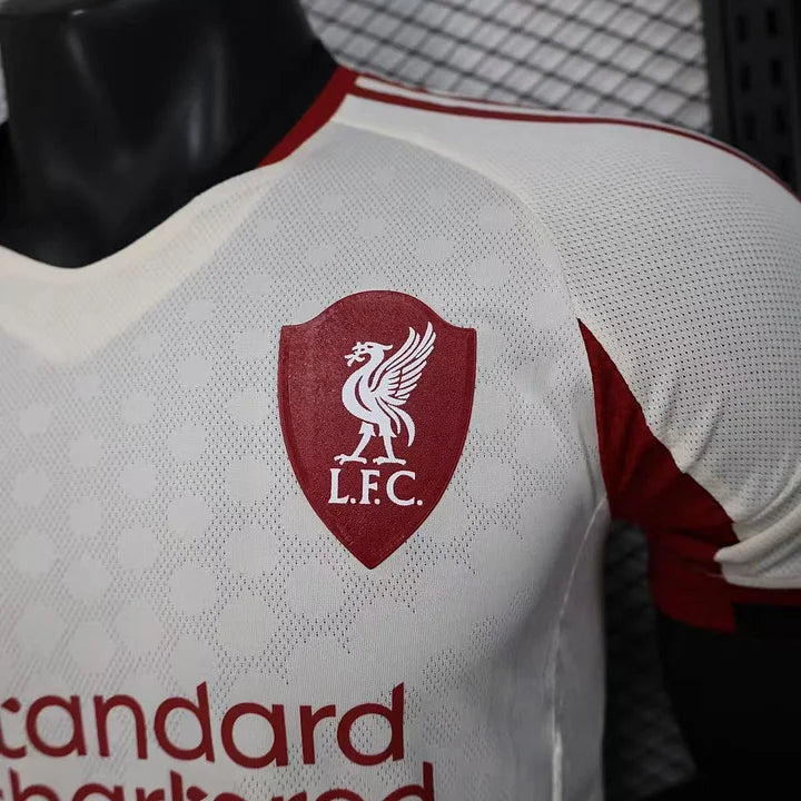 2025-2026 Liverpool Player Version Third Short Sleeve Jersey #11 Salah Personalized UCL Patch
