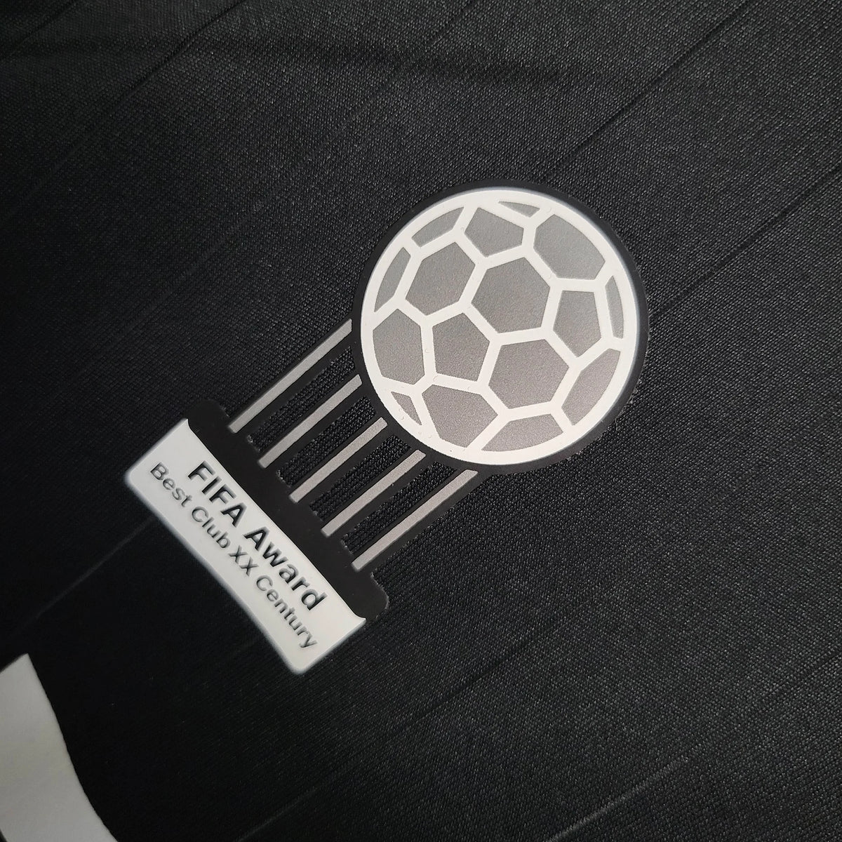 2006/07 Real Madrid Retro Away Black Jersey UCL Patch Personalized