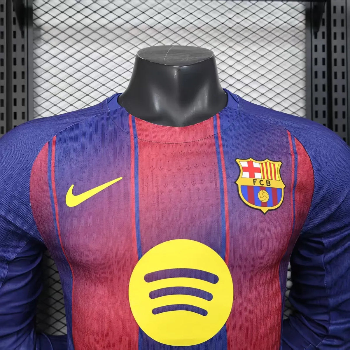 FC Barcelona 2025-26 Home Professional Long Sleeve Jersey | #9 Robert Lewandowski | UCL