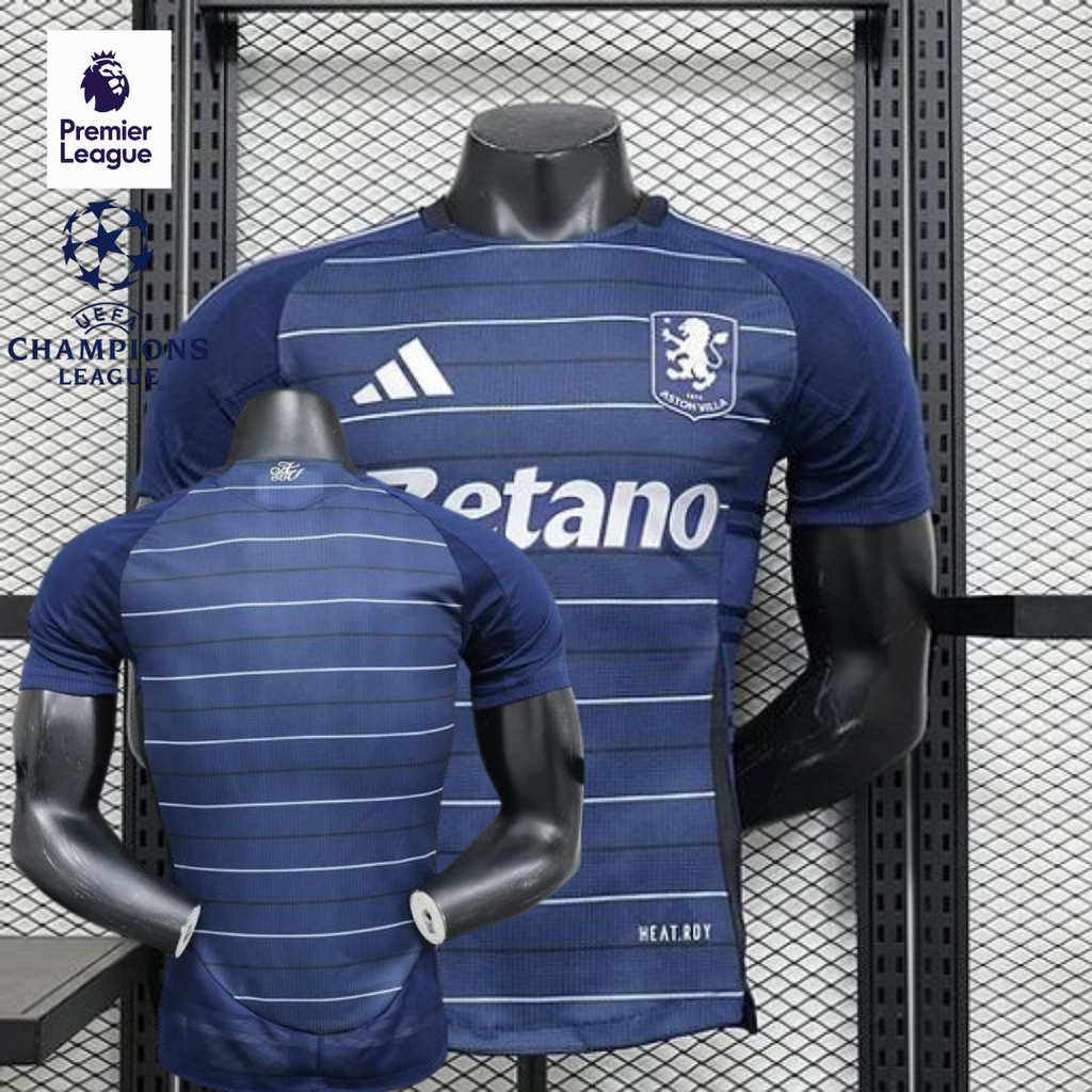 Aston Villa 2024-25 Away Jersey – Player Version | Short Sleeve | S–2XL
