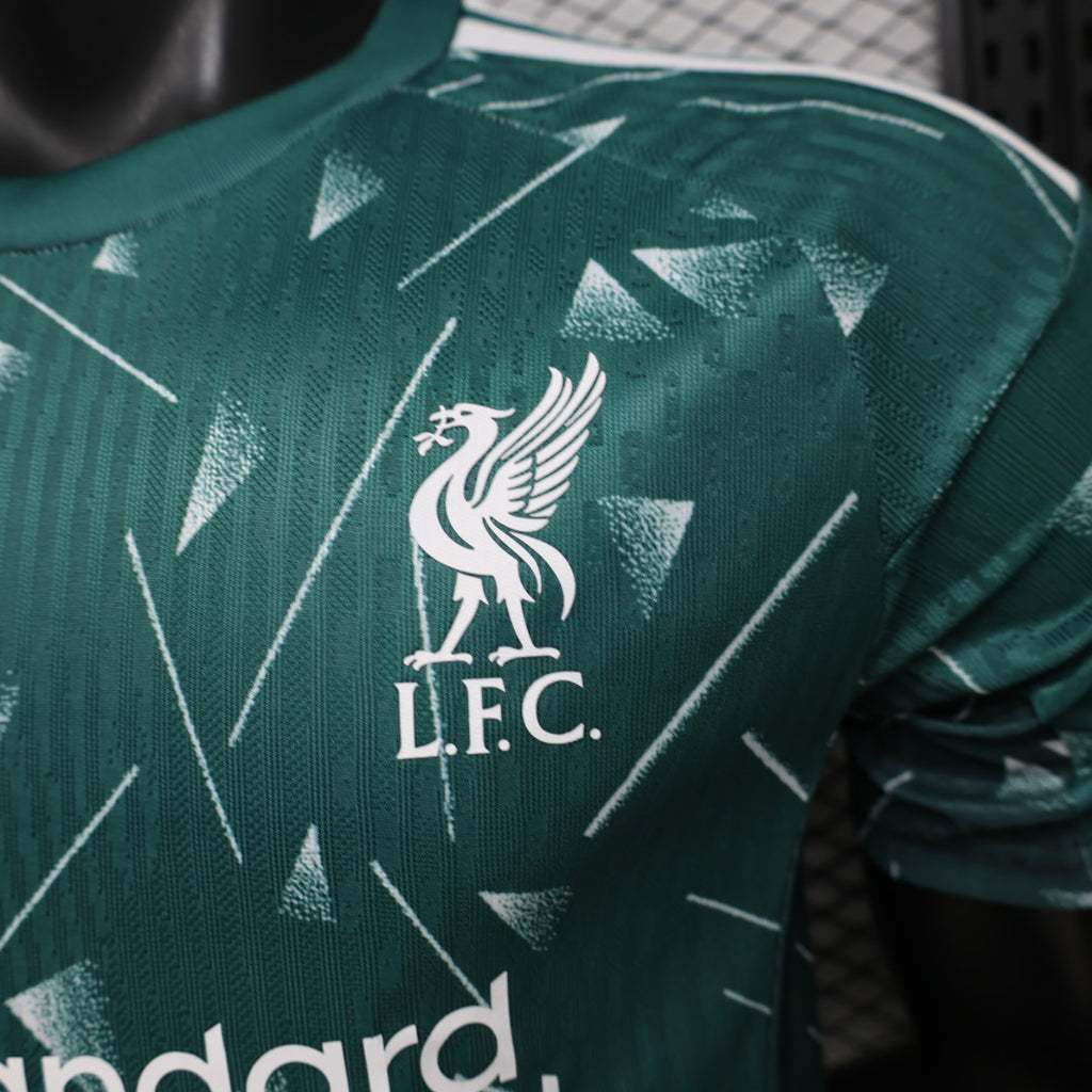 2026-2027 Liverpool Player Version Goalkeeper Short Sleeve Jersey Personalized PL UCL Patch
