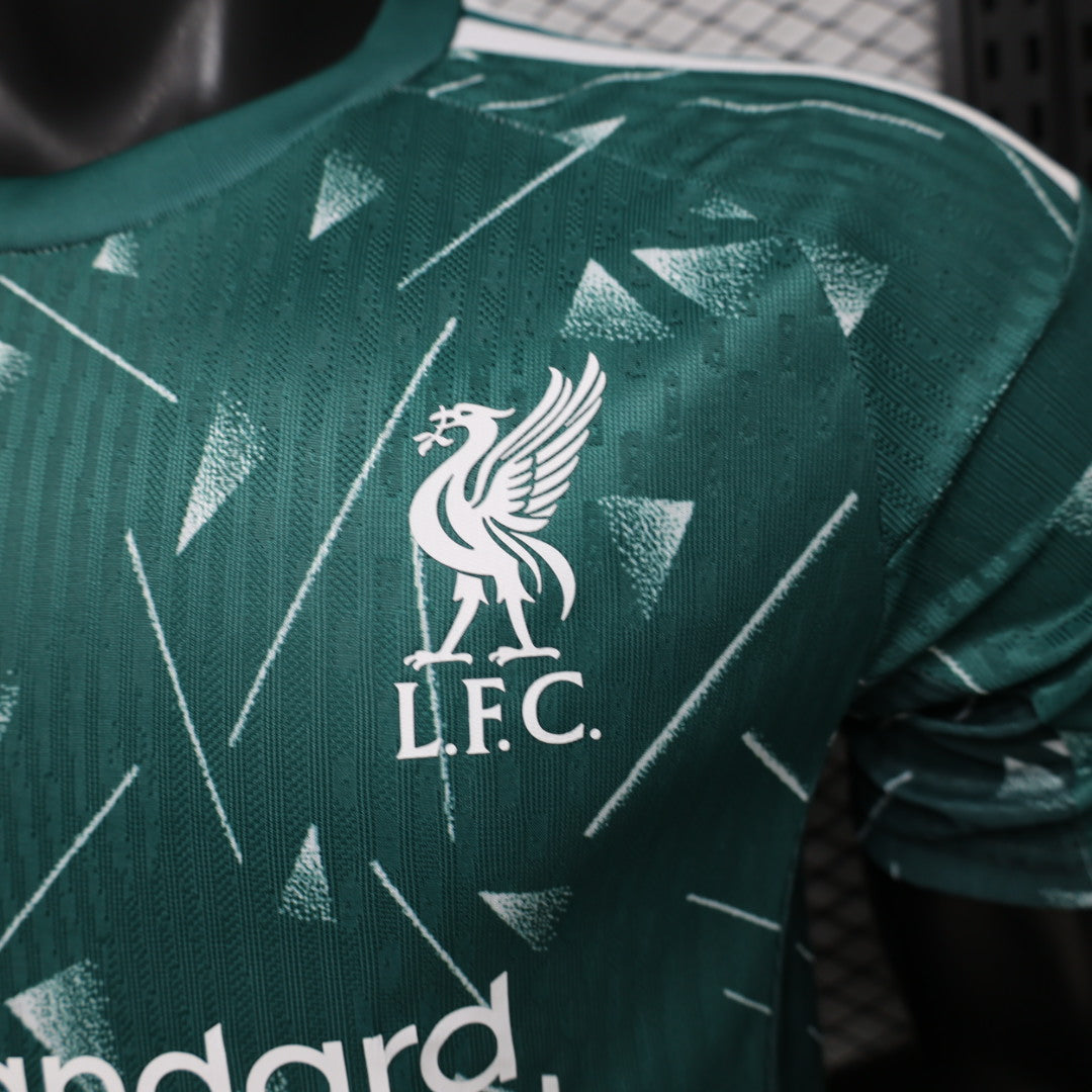 2026-2027 Liverpool Player Version Goalkeeper Short Sleeve Jersey Personalized PL UCL Patch