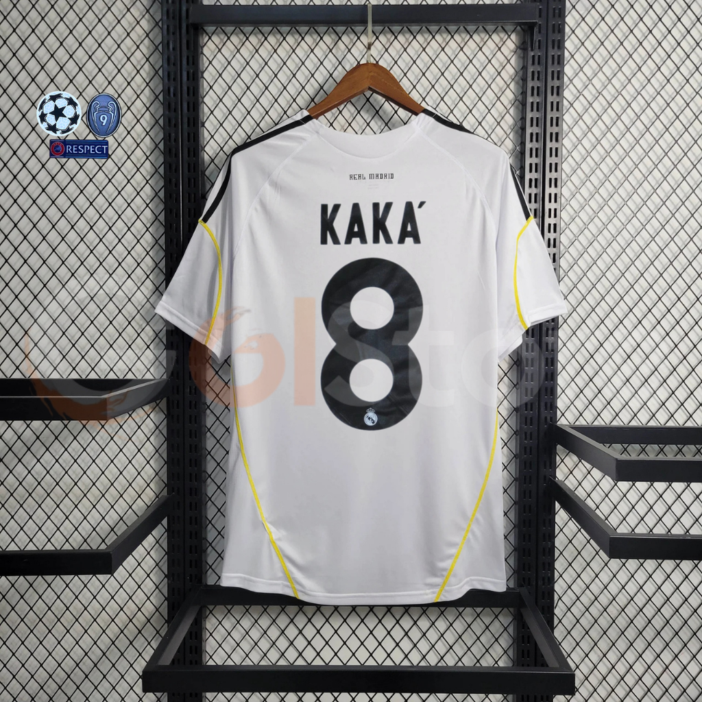 2009/10 Real Madrid Retro Home Jersey #8 Kaka UCL Personalized