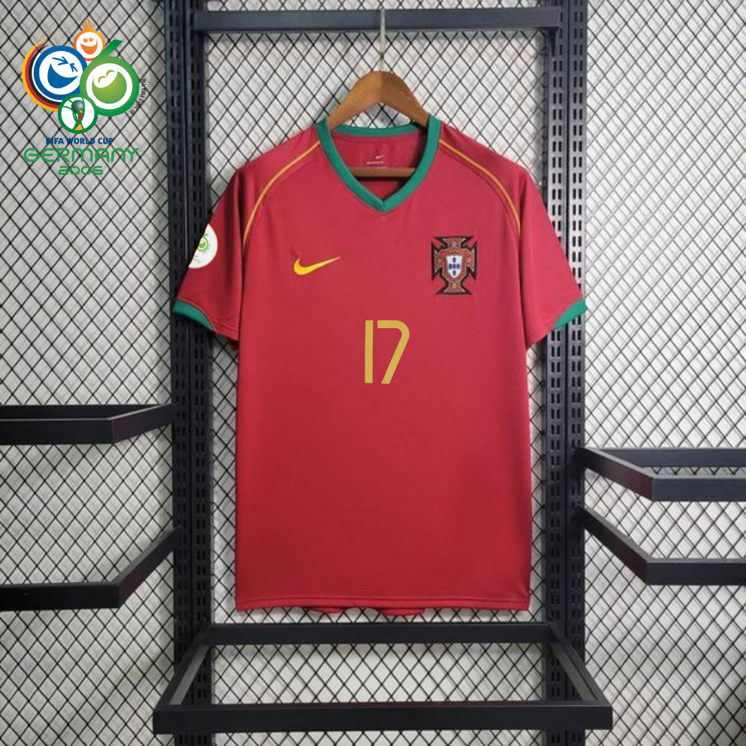 Portugal 2006 Retro Home Jersey – C. Ronaldo #17