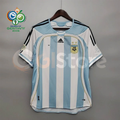 Argentina 2006 World Cup Home Retro Short Sleeve Jersey Personalized S-2XL