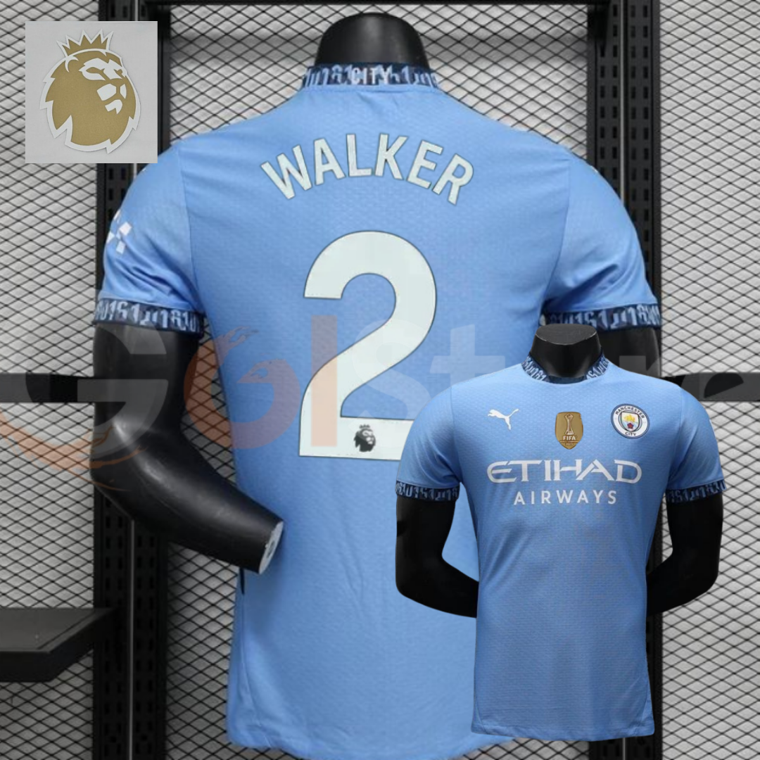 Man City 2024-25 Home Player Jersey Walker #2 PL