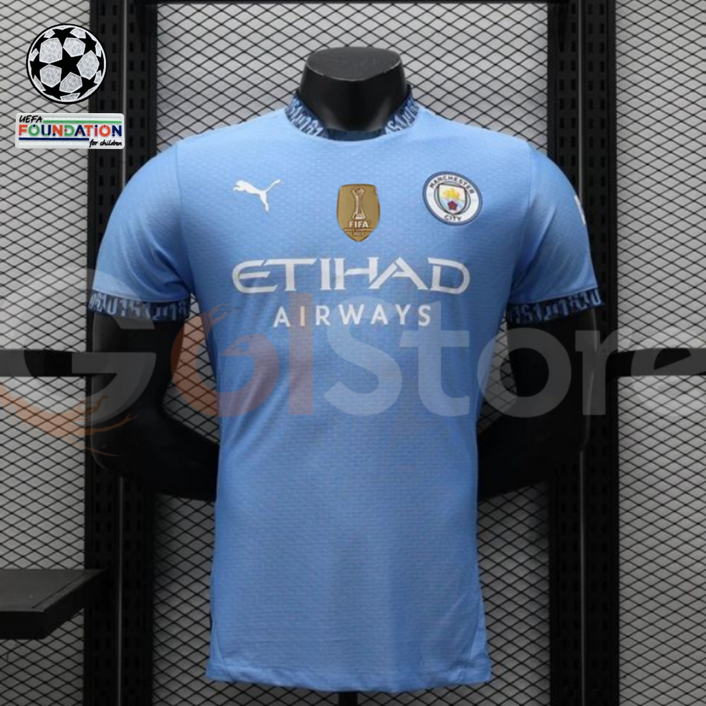 Man City 24-25 Home Player Jersey Ruben #3 UCL