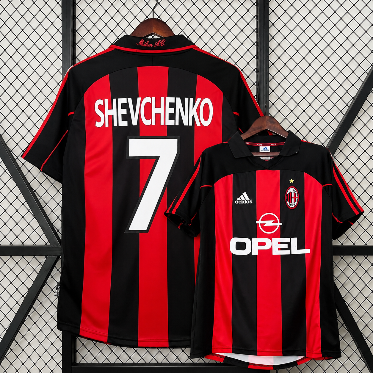 Retro AC Milan 2001-02 Home Jersey #7 Shevchenko
