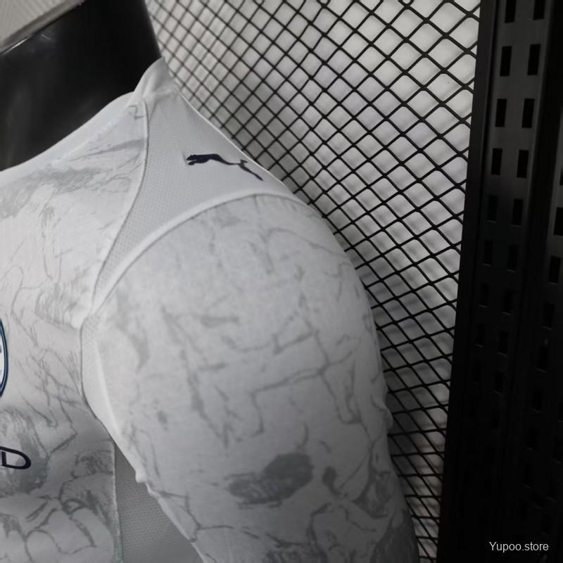 Manchester City 2025-26 Away Long Sleeve Jersey