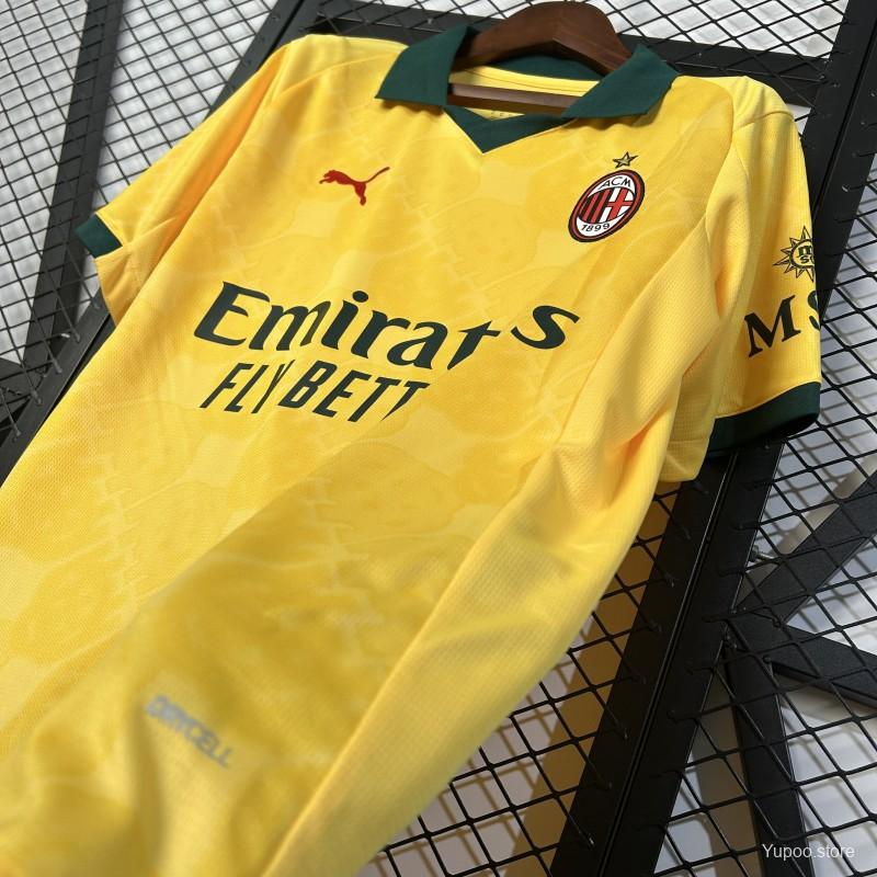 AC Milan 2025-26 Third Jersey – Custom Name & Number | Fan Shirt | S–2XL