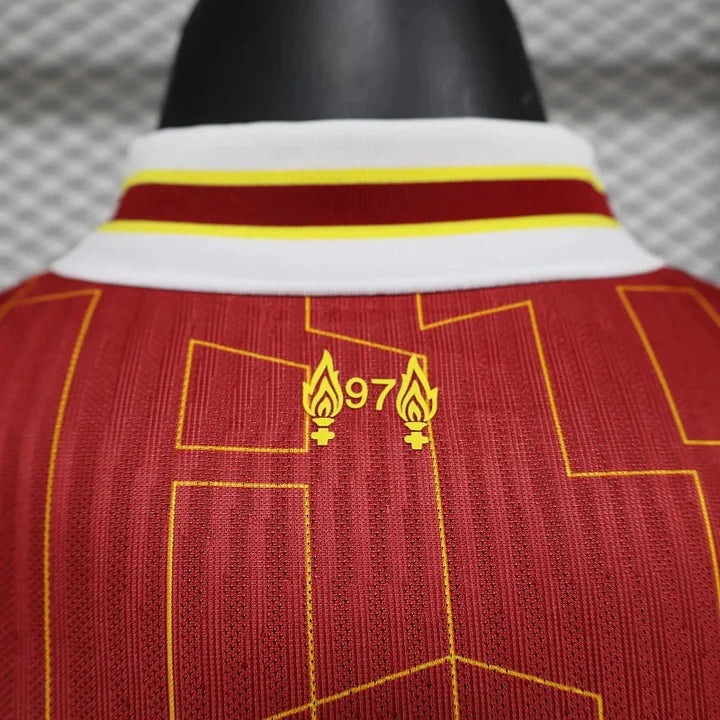2024-2025 Liverpool Player Version Home Short Sleeve Jersey Personalized PL UCL Patch