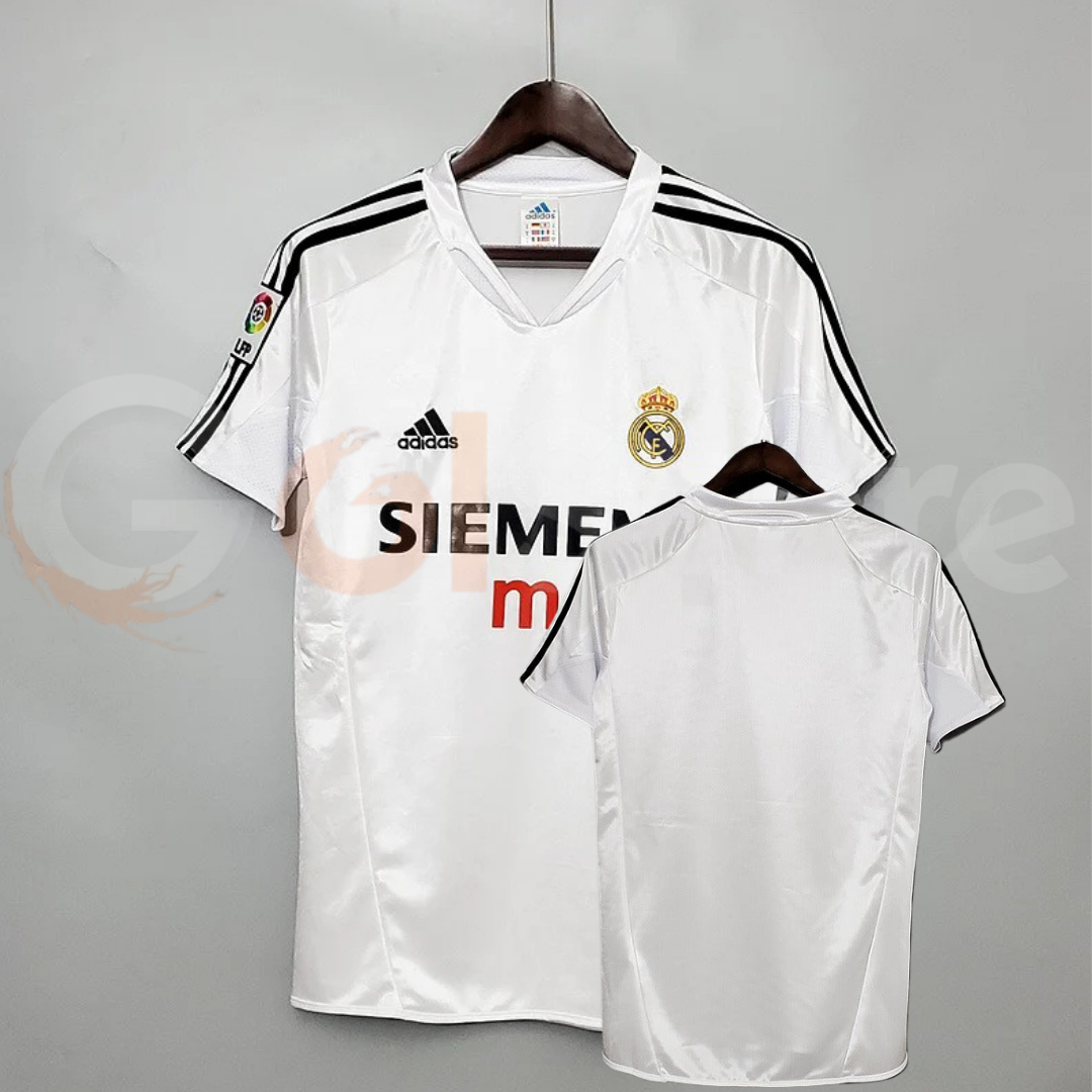 2004/05 Real Madrid Retro Home Jersey La Liga Patch Personalized