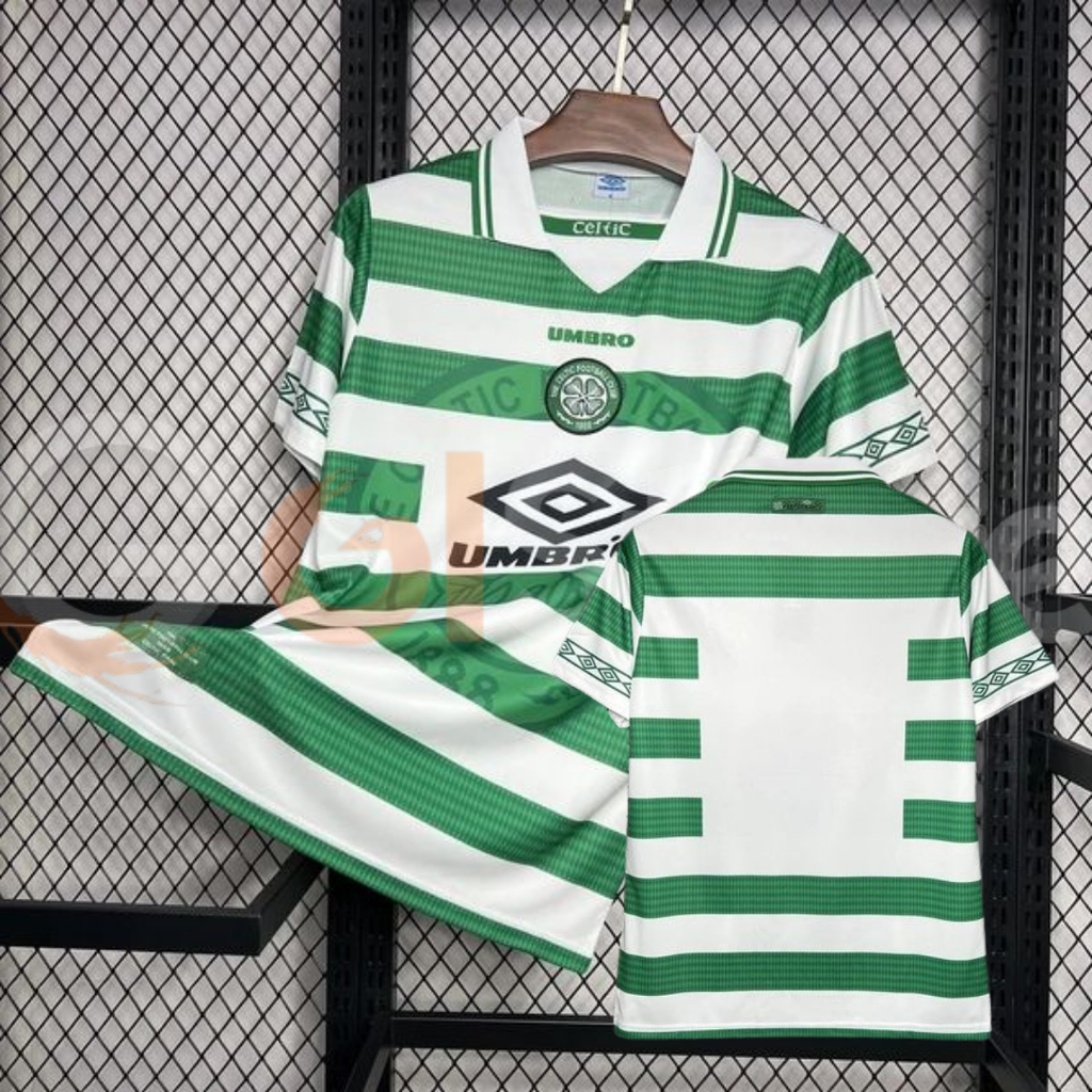 Celtic FC 1997-1999 Retro Home Jersey Personalized