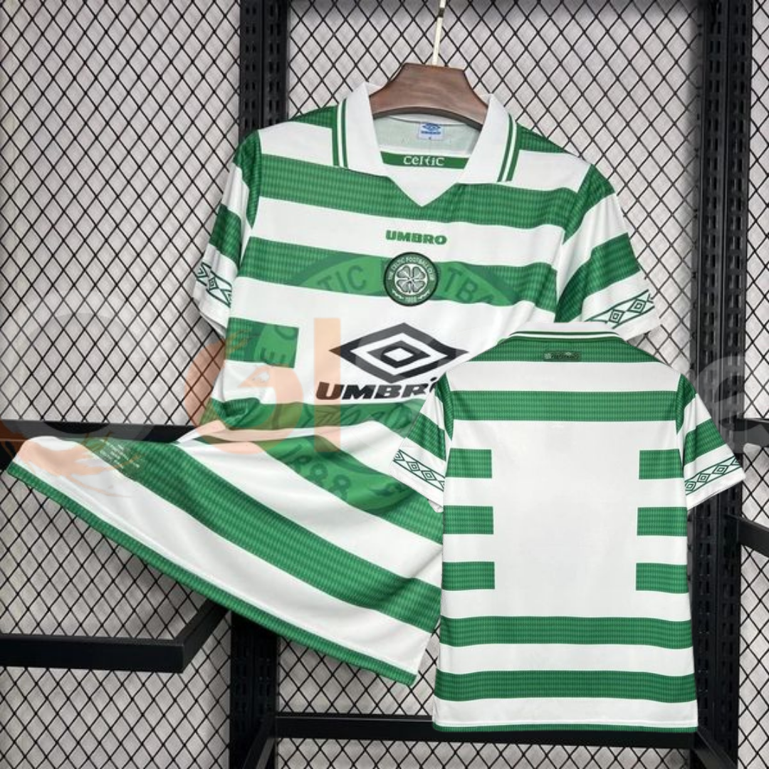 Celtic FC 1997-1999 Retro Home Jersey Personalized