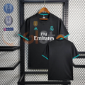2017/18 Real Madrid Retro Away Black Jersey UCL Personalized