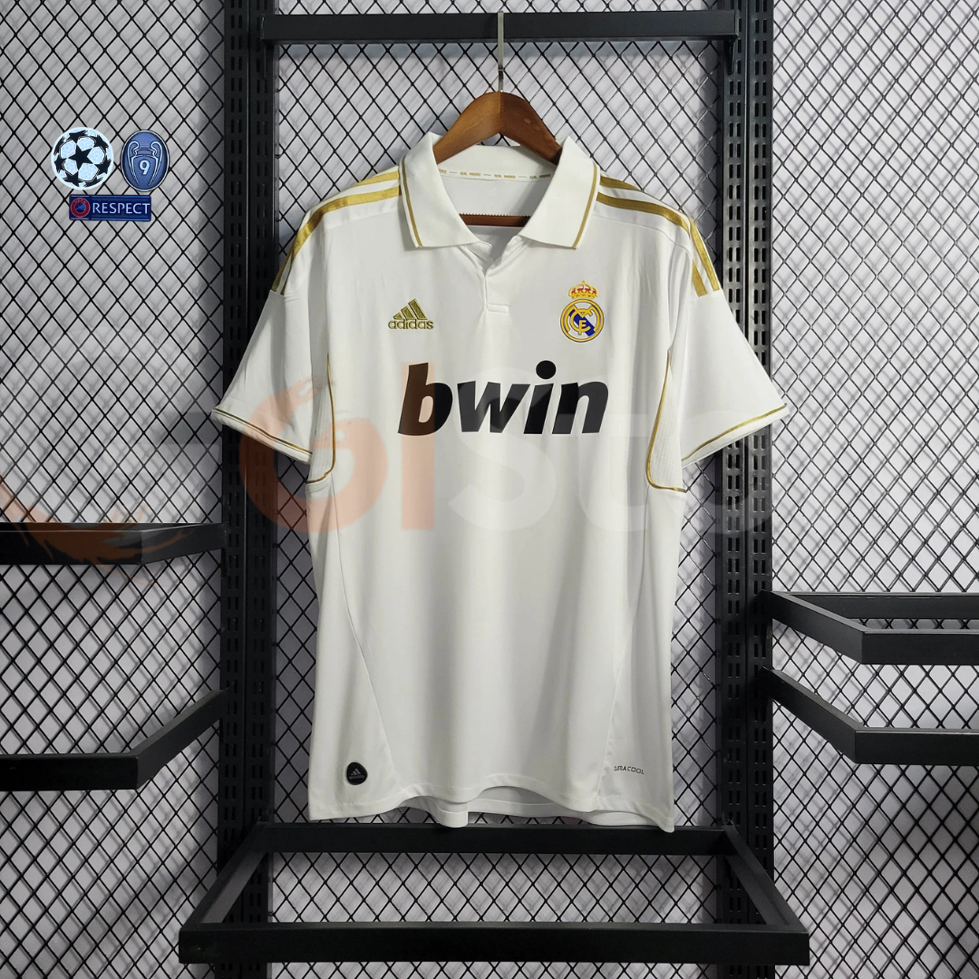 2011/12 Real Madrid Retro Home White Jersey #7 Ronaldo UCL Personalized