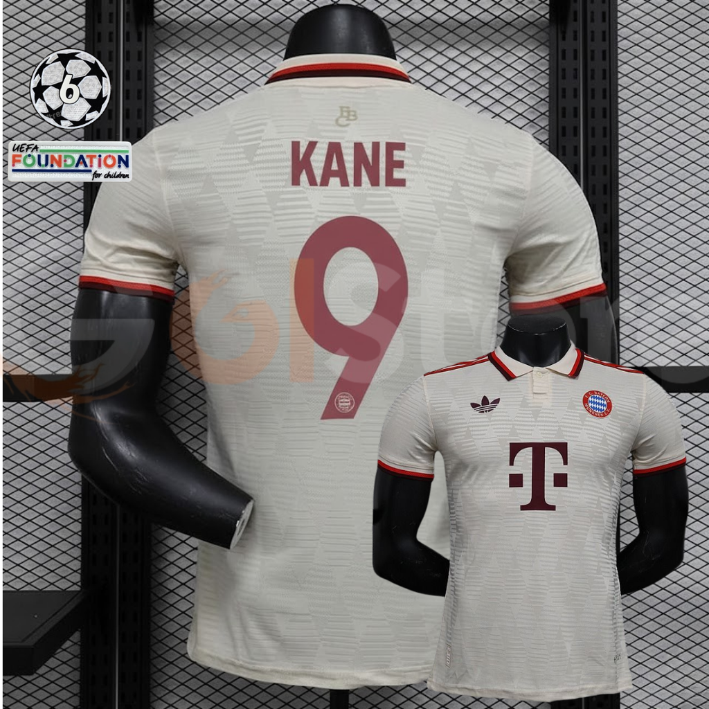 2024/25 Bayern Munich Third Away Jersey Player Version #9 Kane UCL