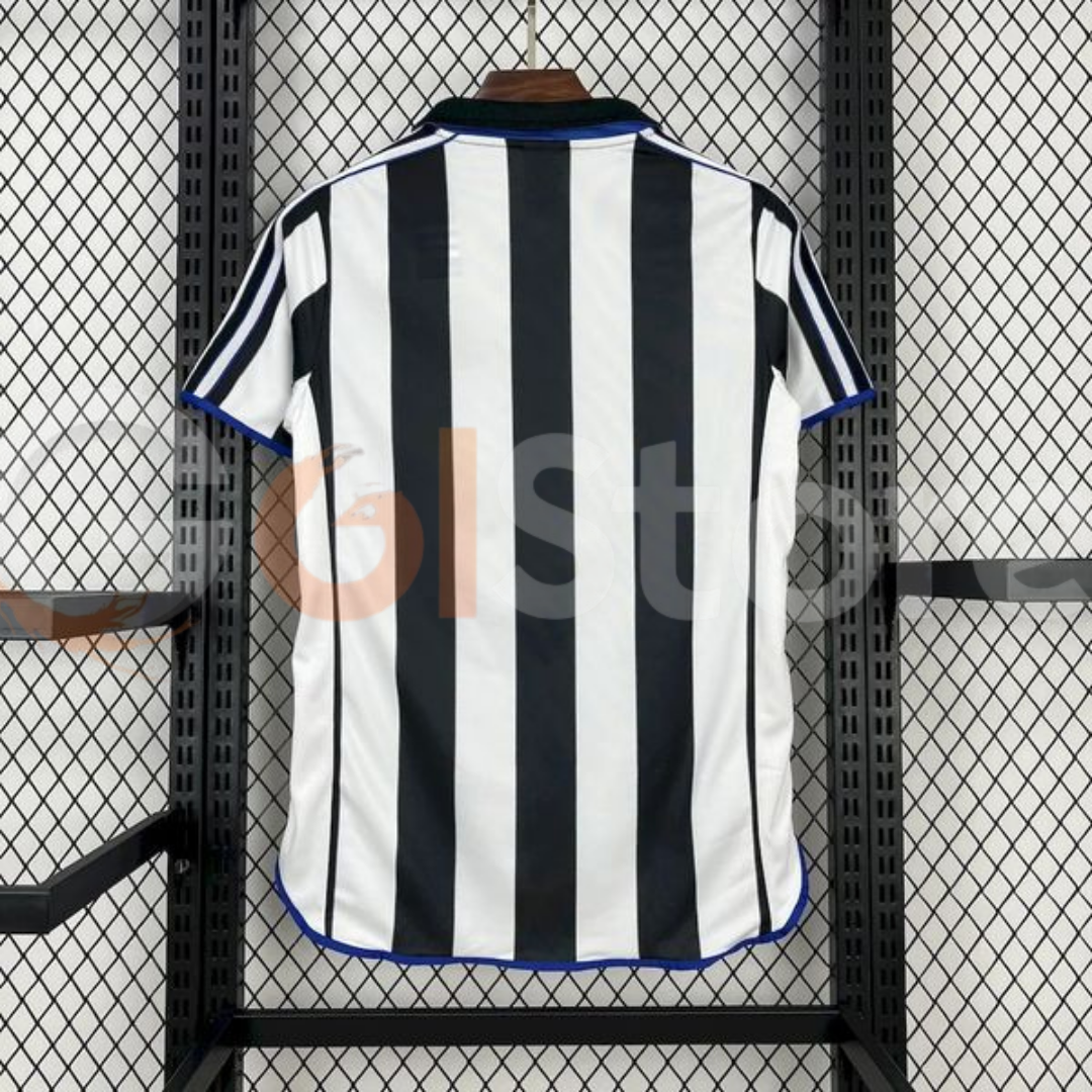 Newcastle United 1999-2000 Retro Home Short Sleeve Jersey Premier League Patch Personalized Rare