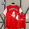 Arsenal 2006-08 Retro Home Jersey | #4 Cesc Fabregas | Premier League
