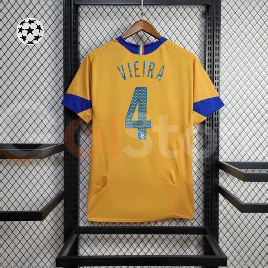 Juventus 2005-2006 Retro Third Short Sleeve Jersey #4 Personalized UCL Patch Rare Collector