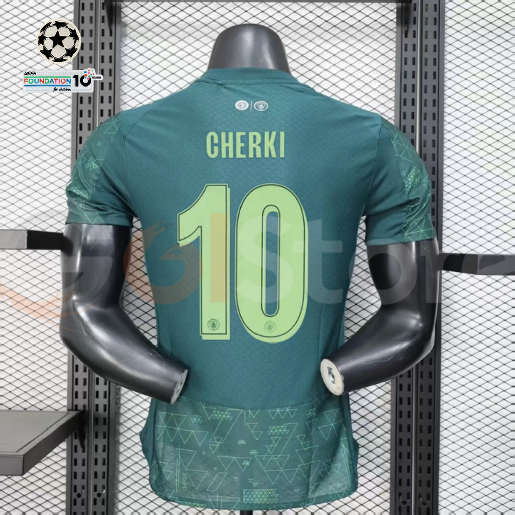 Man City 25-26 Fourth Player Jersey Cherki #10 UCL